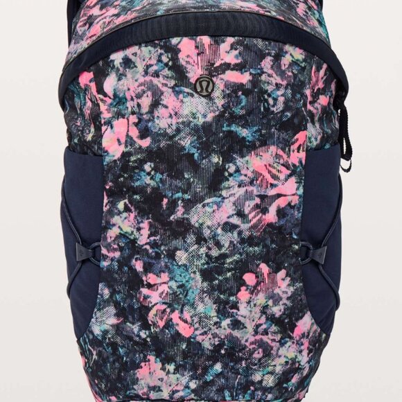 Dappled Daze Multi True Navy lululemon Run All Day Backpack 13L